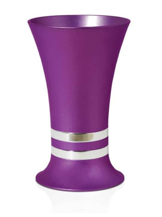 Ensemble de Kiddush en aluminium moderne personnalisé, tasses de Kiddush modernes, Israël