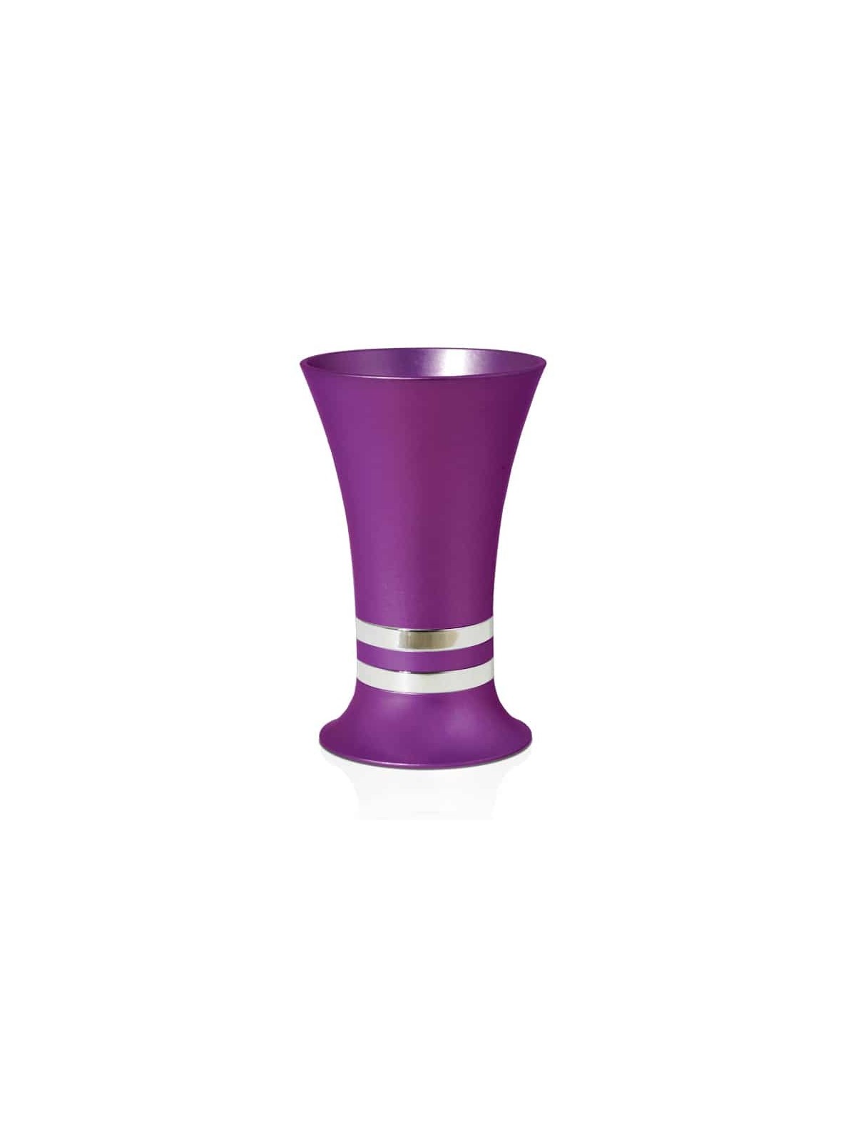 Personalized Modern Aluminum Kiddush Set , Modern Kiddush Cups , Israe