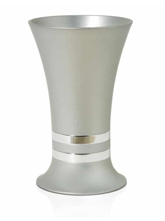 Ensemble de Kiddush en aluminium moderne personnalisé, tasses de Kiddush modernes, Israël