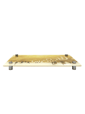 Glass Shabbat Shalom Challah Board , Simchat Torah Gifts , Israeli Jud