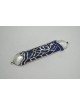 Étui Mezuzah bleu et turquoise avec émail personnalisé, Avi Nadav Mezuzah