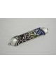 Étui Mezuzah bleu et turquoise avec émail personnalisé, Avi Nadav Mezuzah