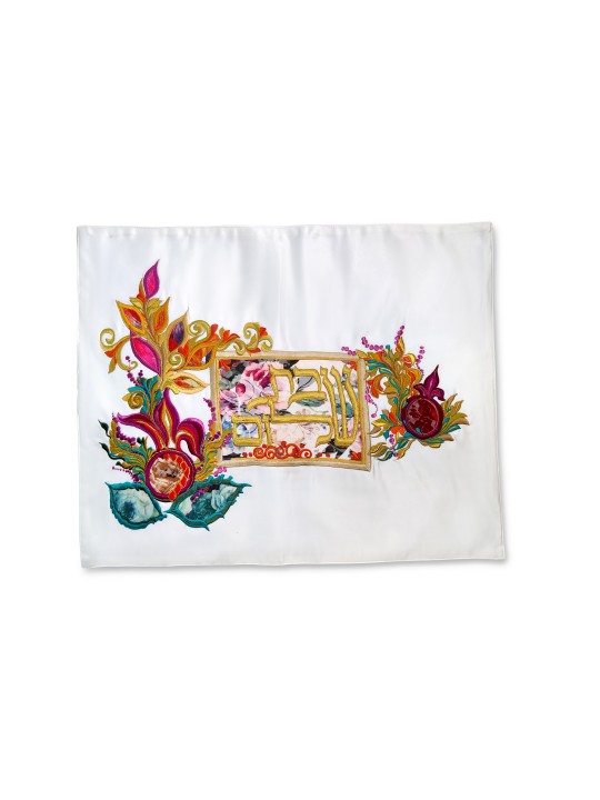 Taille géante faite à la main Shabbat Shalom Challah Cover w , Challah Covers ,