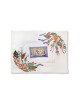 Couverture Challah brodée florale spéciale pour Shabb, couvertures Challah,