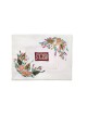 Couverture Challah brodée de roses roses pour le Hamot, couvertures Challah,