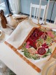 Special Big Hand Embroidered Challah Cover with Le , Challah Covers ,