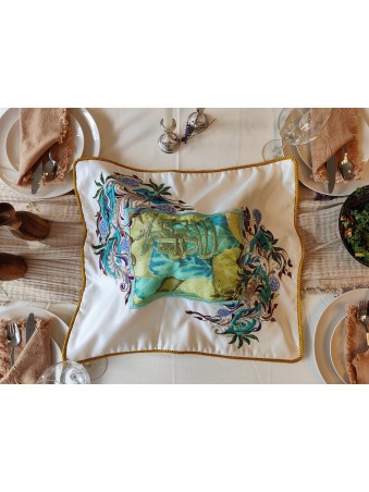 High Quality Fabric Embroidered Challah Cover with , Challah Covers ,