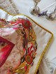 Colorful Floral & Leaves Hand Embroidered Shabbat  , Challah Covers ,