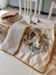 Nuance de taille énorme de bleu « שבת » Cha brodé à la main, couvertures Challah,