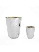 Hammered modern Petite Kiddush Cup , Passover Gifts , Israeli Judaica