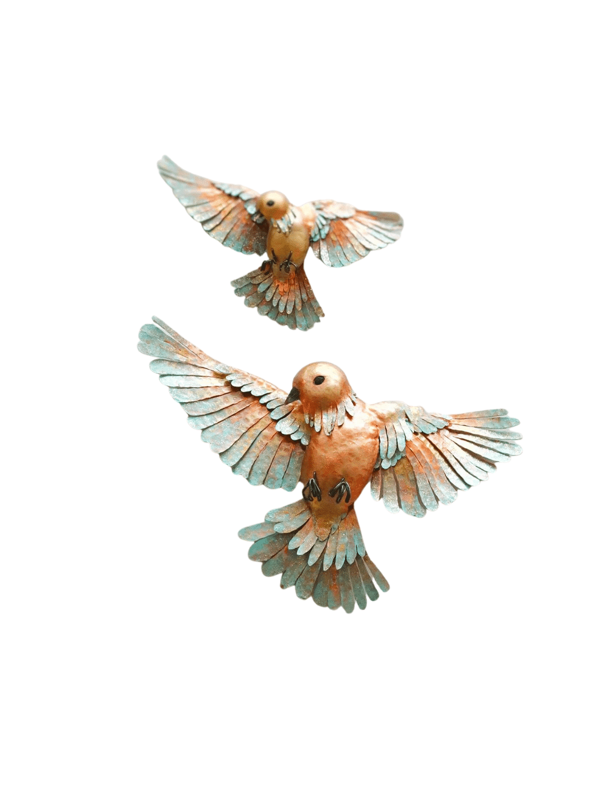 Unique Bird Copper Wall Hanging Art , Jewish Wedding Gifts , Israeli J