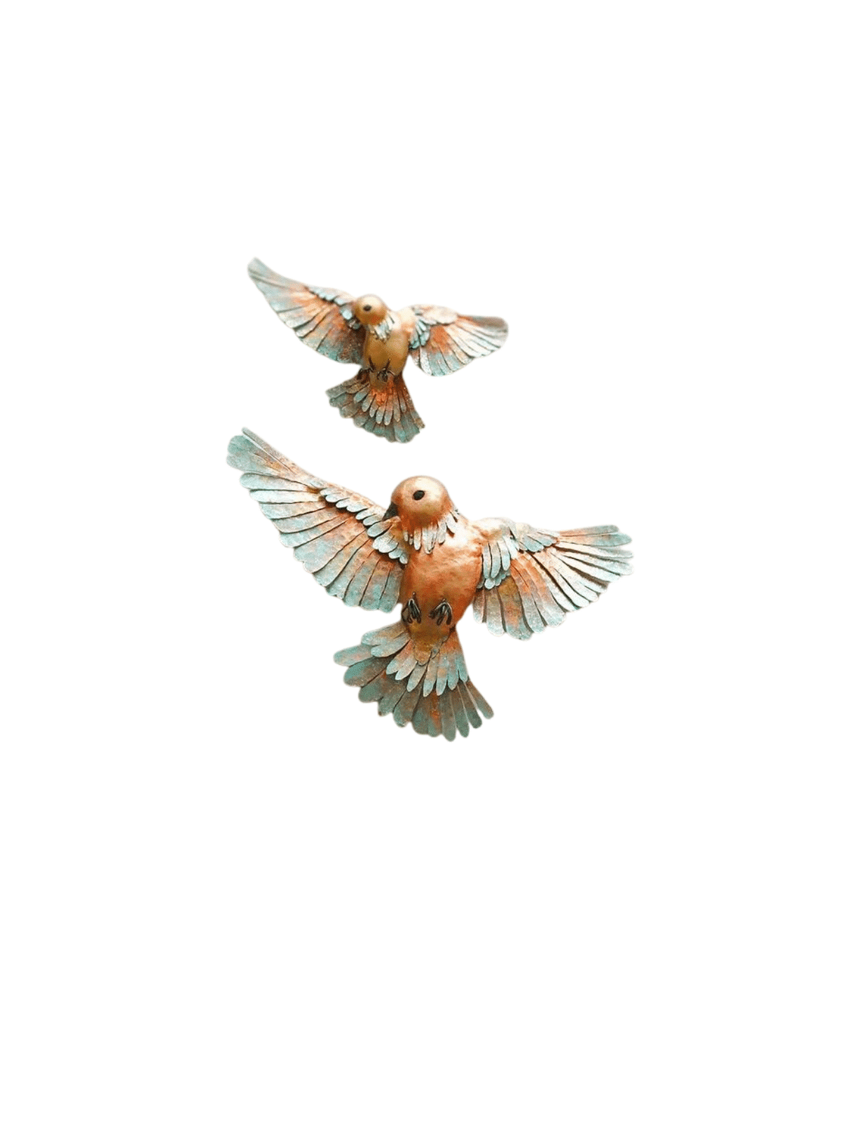 Unique Bird Copper Wall Hanging Art , Jewish Wedding Gifts , Israeli J