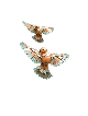 Unique Bird Copper Wall Hanging Art , Jewish Wedding Gifts , Israeli J
