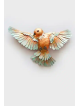 Art unique de tenture murale en cuivre d’oiseau, cadeaux de mariage juif, J israélien