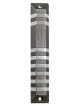 Large Trapeze Shaped Aluminum Mezuzah Case , Large Mezuzahs , Israeli