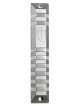 Large Trapeze Shaped Aluminum Mezuzah Case , Large Mezuzahs , Israeli