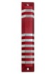 Large Trapeze Shaped Aluminum Mezuzah Case , Large Mezuzahs , Israeli