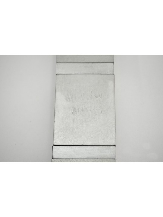 Large Trapeze Shaped Aluminum Mezuzah Case , Large Mezuzahs , Israeli