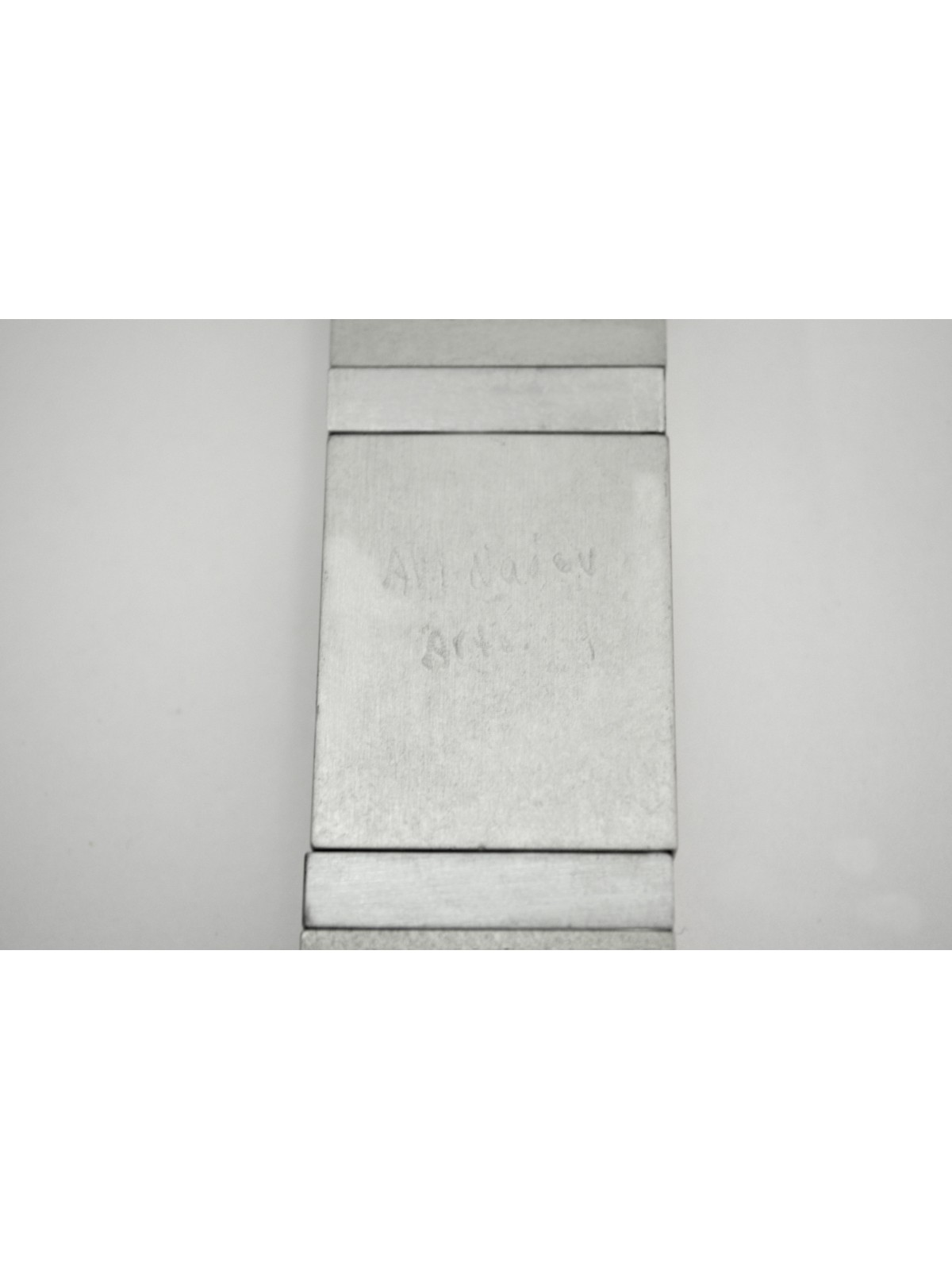 Large Trapeze Shaped Aluminum Mezuzah Case , Large Mezuzahs , Israeli