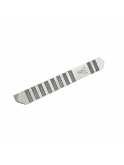 Boîtier moderne en aluminium de mezouza de triangle de XL, mezouza extra large, Israël