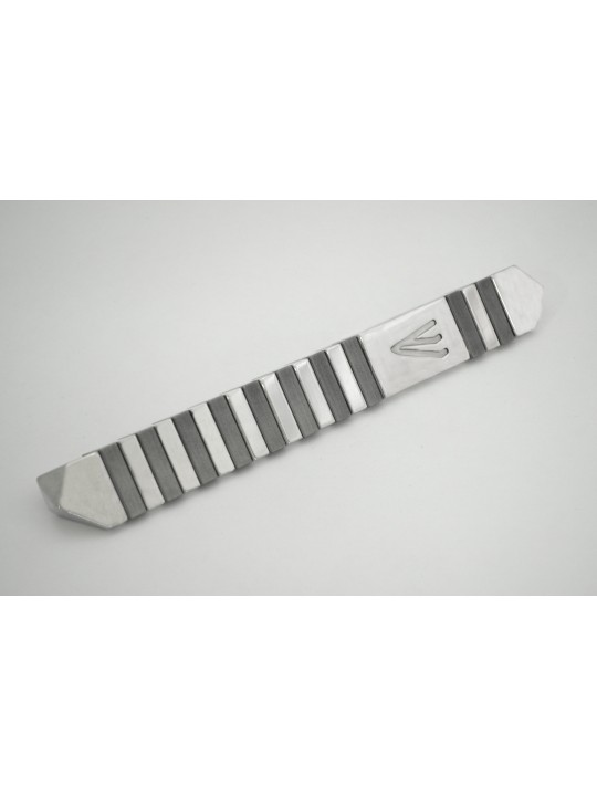 Boîtier moderne en aluminium de mezouza de triangle de XL, mezouza extra large, Israël