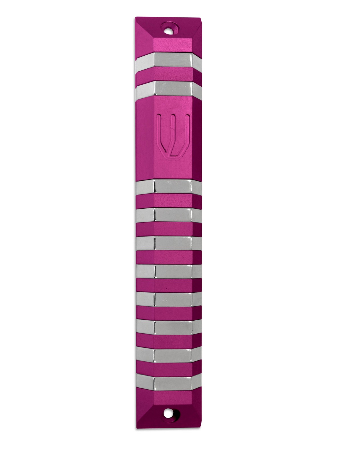 Étui Mezuzah trapèze en aluminium extra large, Mezuzah extra large, Isra