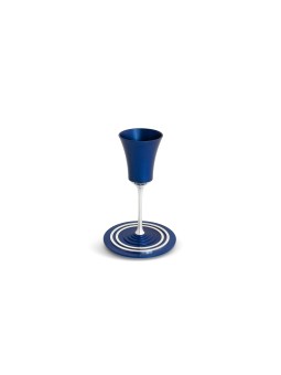 Coupe à vin en aluminium avec une tige élégante, tasses de Kiddouch modernes, israéliennes