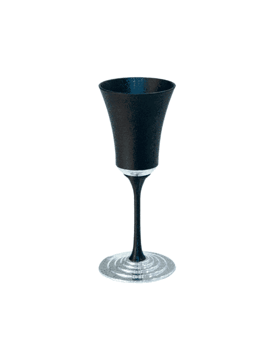 Coupe à vin en aluminium avec une tige élégante, tasses de Kiddouch modernes, israéliennes