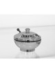 Pot de miel martelé en aluminium moderne, plats de miel en aluminium, J israélien