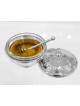 Modern Aluminum Hammered Honey Pot , Aluminum Honey Dishes , Israeli J