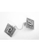 Clips de talit carrés personnalisés en argent sterling, cadeaux de Pâque, est
