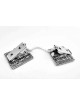 Sterling Silver Personalized Square Tallit Clips , Passover Gifts , Is