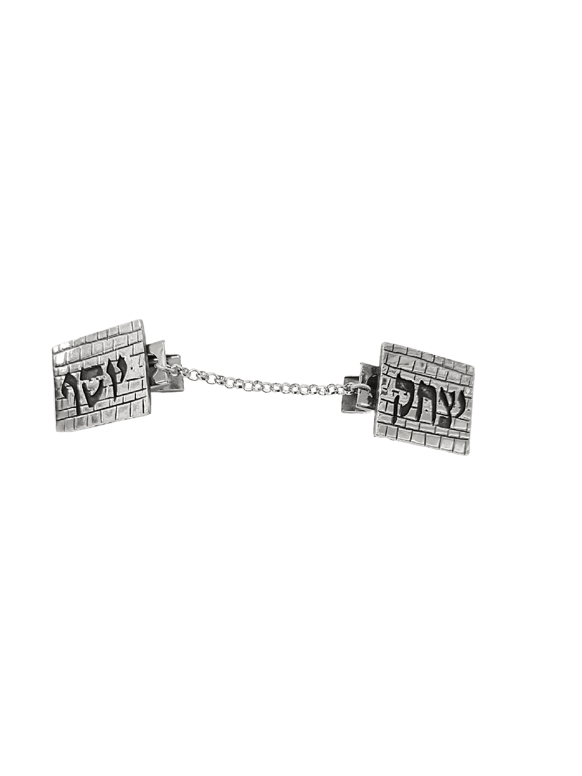 Clips Talit personnalisés avec texture du mur occidental, clips Talit, israélien
