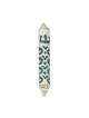 Étui Mezuzah argenté avec couleurs d’émail personnalisées, étui Avi Nadav Mezuzah