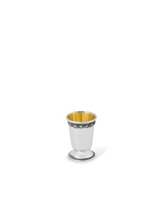 Sterling Silver Small Kiddush Cup With Traditional , Passover Gifts ,