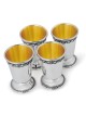 Sterling Silver Small Kiddush Cup With Traditional , Passover Gifts ,