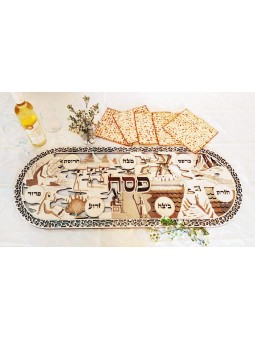 Seder Plate Story , Tu B'Av Gifts , Israeli Judaica