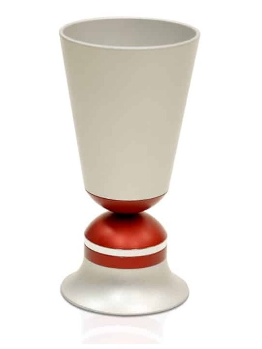Stunning Double Colored Cup for Kiddush , Modern Kiddush Cups , Israel