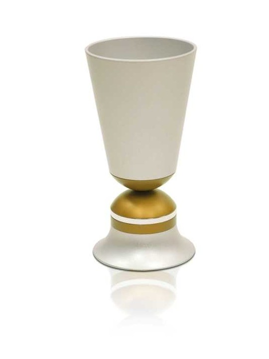 Stunning Double Colored Cup for Kiddush , Modern Kiddush Cups , Israel