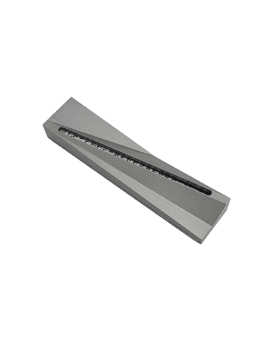Contemporary Designed Aluminum Mezuzah Cover , Large Mezuzahs , Israel