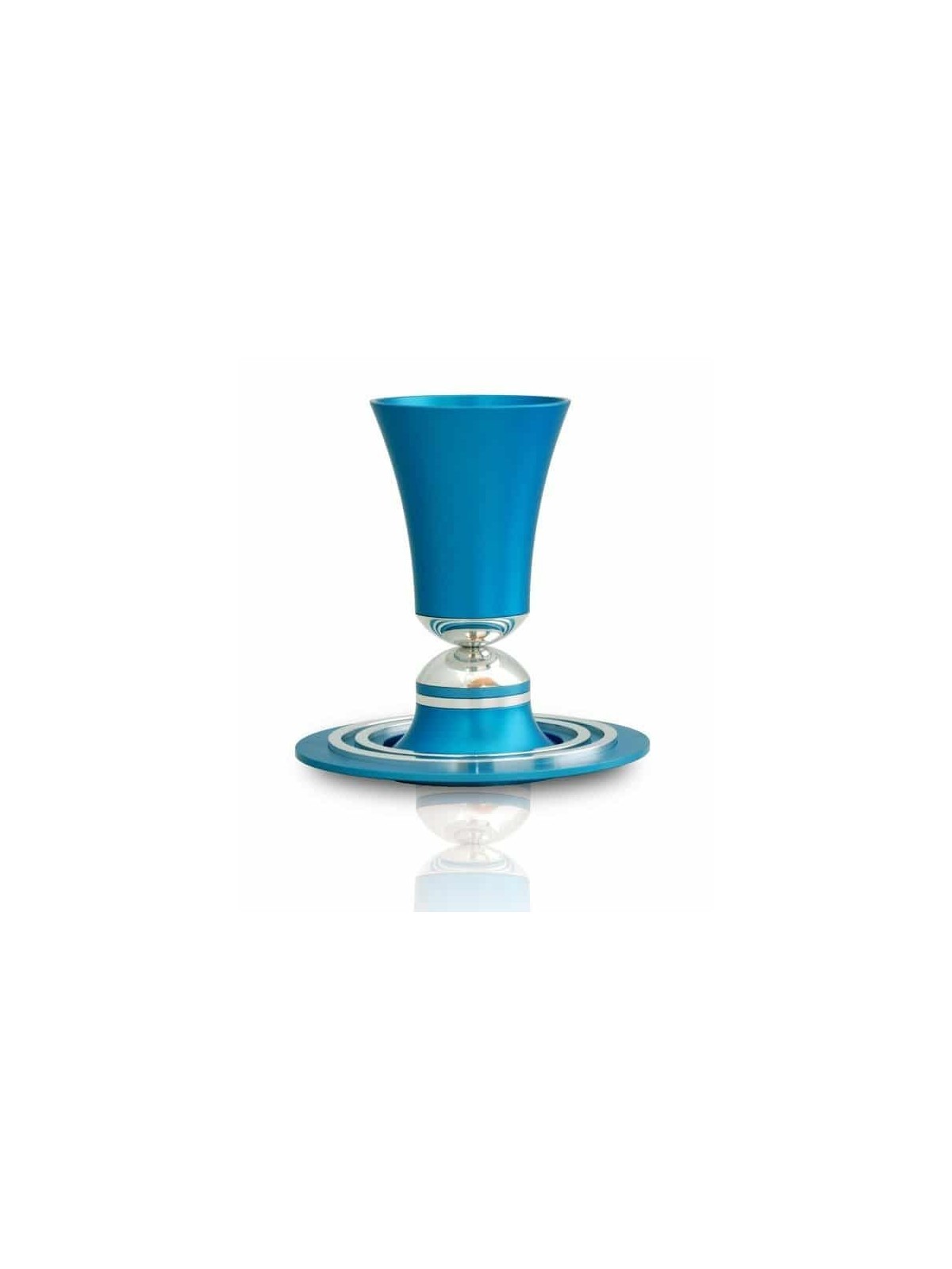 Superbe ensemble coloré en aluminium de Kiddush, tasses de Kiddush modernes, israélien