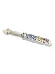 Étui Mezuzah coloré moderne en argent sterling, Avi Nadav Mezuzah