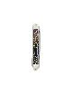 Silver Colorful Mezuzah Case with Cold Enamel , For 7cm Scrolls , Isra