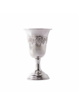 Coupe à vin de Kiddouch en argent sterling, cadeaux de Pâque, Judaica israélienne