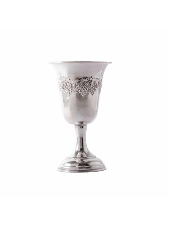 Coupe à vin de Kiddouch en argent sterling, cadeaux de Pâque, Judaica israélienne