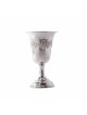Coupe à vin de Kiddouch en argent sterling, cadeaux de Pâque, Judaica israélienne