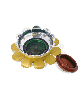 Sunflower Salt Shaker with Matte Finish , Jewish Housewarming , Israel