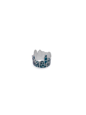 Napkin Rings Holder with Jerusalem Landscape , Passover Gifts , Israel