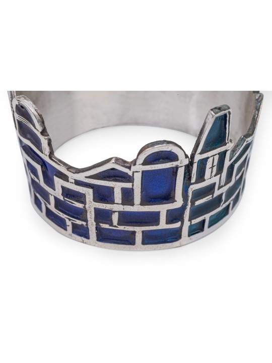 Napkin Rings Holder with Jerusalem Landscape , Passover Gifts , Israel