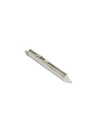 Grand étui Mezuzah en argent sterling en filigrane, étuis Avi Nadav Mezuzah